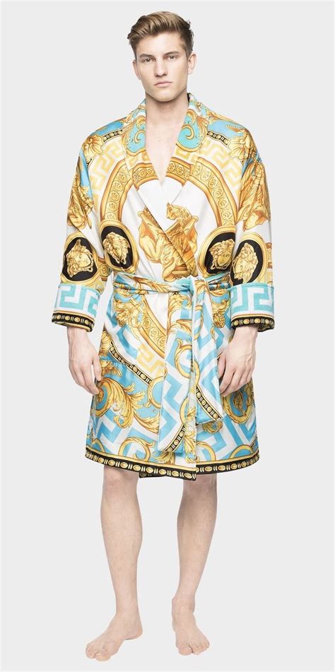 versace silk bathrobe|alibaba versace bathrobe.